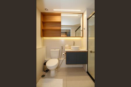 Studio para alugar com 27m², 1 quarto e sem vaga Studio para alugar com 27m², 1 quarto e sem vagaBanheiro