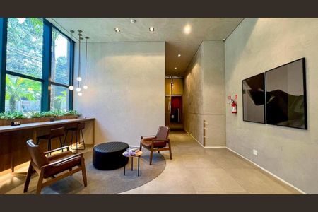 Studio para alugar com 27m², 1 quarto e sem vaga Studio para alugar com 27m², 1 quarto e sem vagaHall Social