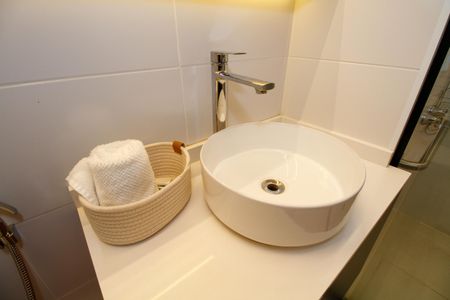 Studio para alugar com 27m², 1 quarto e sem vaga Studio para alugar com 27m², 1 quarto e sem vagaBanheiro