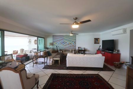 Sala de apartamento para alugar com 4 quartos, 224m² em Loteamento Joao Batista Juliao, Guarujá