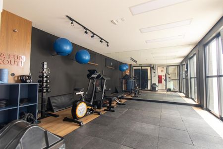 Apartamento para alugar com 36m², 1 quarto e sem vaga Apartamento para alugar com 36m², 1 quarto e sem vagaÁrea comum - Academia