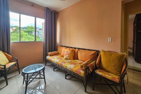 Sala de apartamento para alugar com 2 quartos, 70m² em Vila Julia, Guarujá