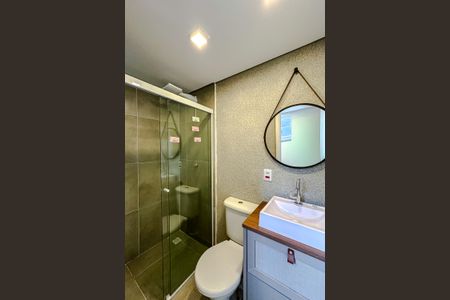 Banheiro de apartamento para alugar com 1 quarto, 25m² em Vila Prudente, São Paulo