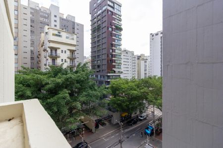 Vista da Sala de apartamento para alugar com 1 quarto, 41m² em Cerqueira César, São Paulo