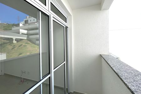 Varanda da Sala de apartamento para alugar com 2 quartos, 55m² em Buritis, Belo Horizonte
