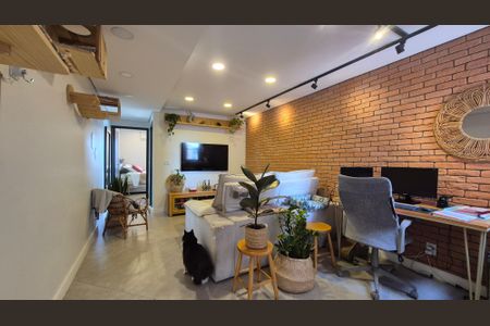 Sala  de apartamento à venda com 1 quarto, 61m² em Parque das Nações, Santo André