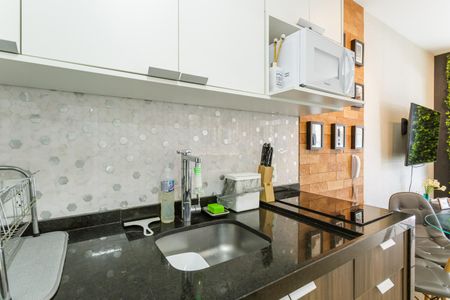 Studio à venda com 25m², 1 quarto e sem vagaCozinha