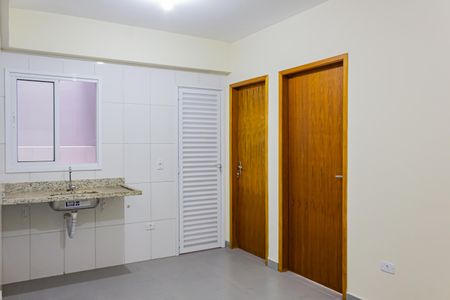Sala/Cozinha de apartamento para alugar com 2 quartos, 37m² em Barra Funda, São Paulo