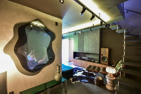 Sala de apartamento para alugar com 1 quarto, 120m² em Paraíso do Morumbi, São Paulo