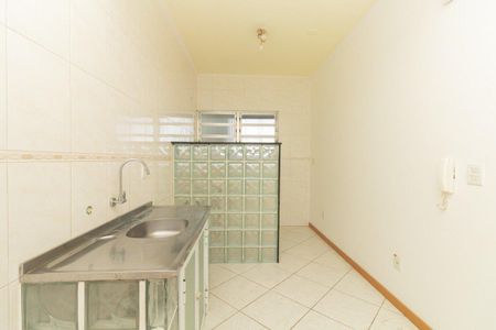 Cozinha de apartamento para alugar com 1 quarto, 44m² em São Sebastião, Porto Alegre