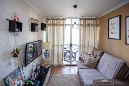 Sala de apartamento para alugar com 2 quartos, 64m² em Taboão, Diadema