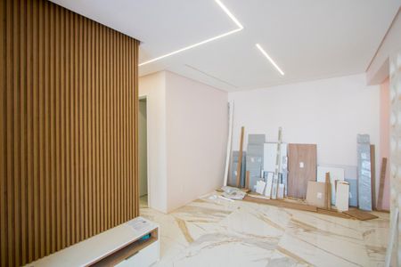 Sala de apartamento à venda com 2 quartos, 65m² em Jardim, Santo André