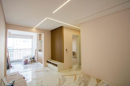 Sala de apartamento à venda com 2 quartos, 65m² em Jardim, Santo André