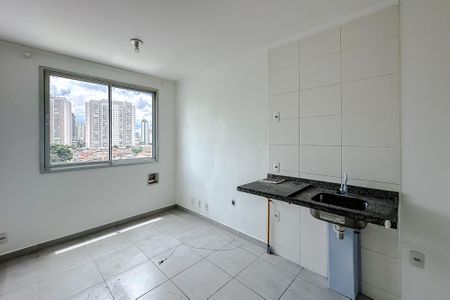 Sala/Cozinha de apartamento à venda com 1 quarto, 24m² em Tatuapé, São Paulo