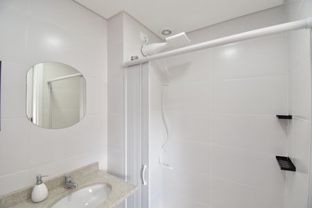 Studio para alugar com 27m², 1 quarto e sem vagaBanheiro do Studio