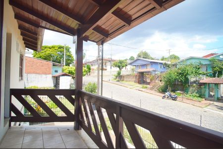 varanda da Sala de TV de casa à venda com 5 quartos, 219m² em Petrópolis, Novo Hamburgo