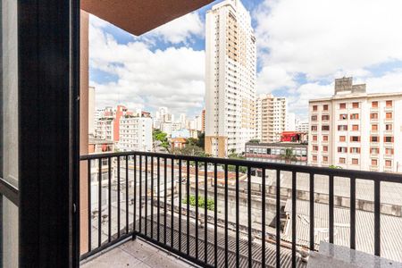 Varanda da Sala de apartamento para alugar com 2 quartos, 40m² em Campos Elíseos, São Paulo
