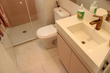 Apartamento à venda com 65m², 1 quarto e 2 vagasBanheiro da Suíte