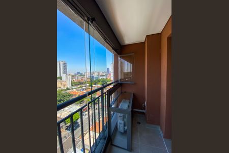 Varanda de kitnet/studio para alugar com 1 quarto, 28m² em Santo Amaro, São Paulo