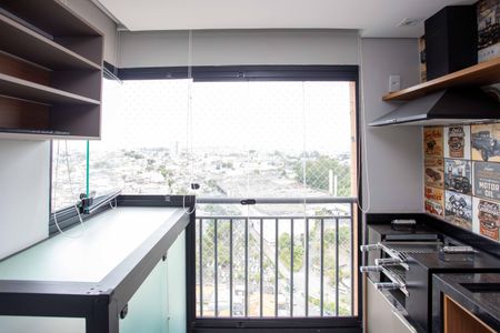 Varanda gourmet de apartamento à venda com 2 quartos, 51m² em Centro, Diadema