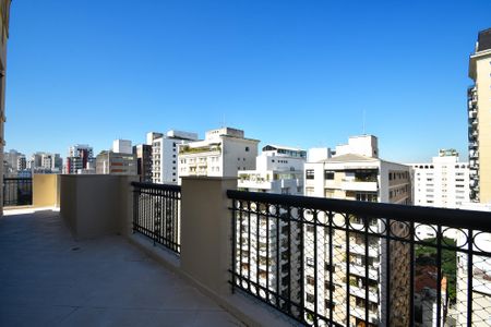 varanda Sala de apartamento para alugar com 3 quartos, 242m² em Jardim Paulista, São Paulo