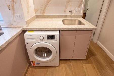 Studio para alugar com 29m², 1 quarto e sem vaga Studio para alugar com 29m², 1 quarto e sem vagaLavanderia