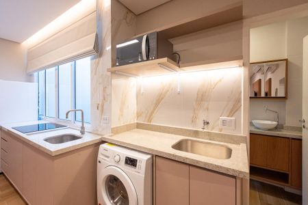 Studio para alugar com 29m², 1 quarto e sem vaga Studio para alugar com 29m², 1 quarto e sem vagaLavanderia