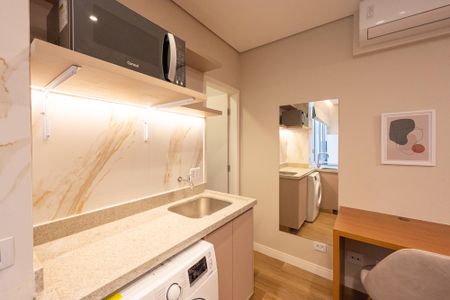 Studio para alugar com 29m², 1 quarto e sem vaga Studio para alugar com 29m², 1 quarto e sem vagaLavanderia