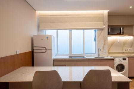 Cozinha de kitnet/studio para alugar com 1 quarto, 29m² em Vila Clementino, São Paulo