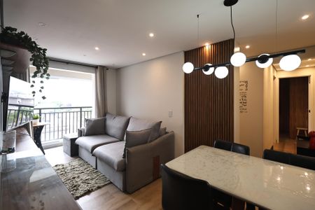 Sala de apartamento à venda com 2 quartos, 55m² em Jardim, Santo André