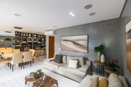 Sala  de apartamento à venda com 3 quartos, 156m² em Tamboré, Santana de Parnaíba