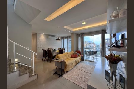 Sala de apartamento à venda com 3 quartos, 183m² em Recreio dos Bandeirantes, Rio de Janeiro