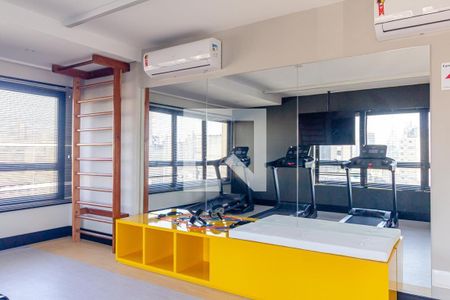 Apartamento para alugar com 27m², 1 quarto e sem vagaAcademia