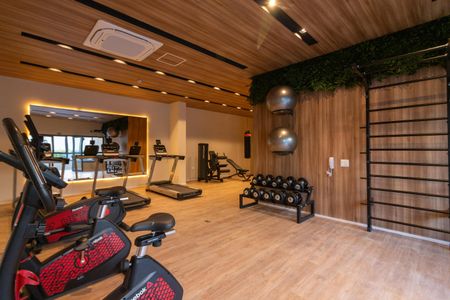 Apartamento à venda com 26m², 1 quarto e sem vaga Apartamento à venda com 26m², 1 quarto e sem vagaÁrea comum - Academia