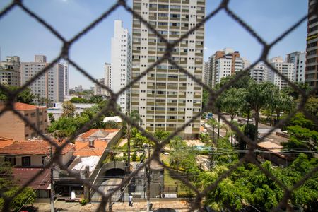 Vista da Varanda da Sala de apartamento à venda com 1 quarto, 52m² em Campo Belo, São Paulo