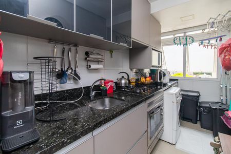 Apartamento à venda com 65m², 2 quartos e 1 vagaCozinha e Área de Serviço