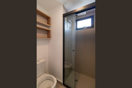 Banheiro de apartamento para alugar com 1 quarto, 29m² em Barra Funda, São Paulo