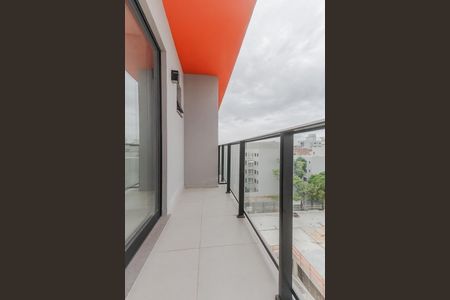Varanda do Quarto de apartamento para alugar com 1 quarto, 47m² em Farroupilha, Porto Alegre