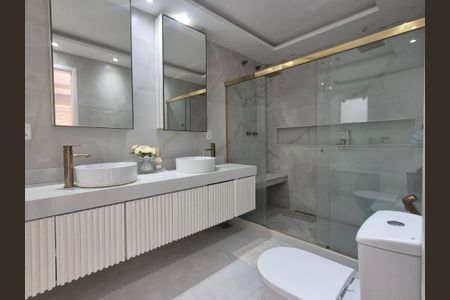 Casa de condomínio à venda com 350m², 5 quartos e 2 vagasBanheiro suite 3