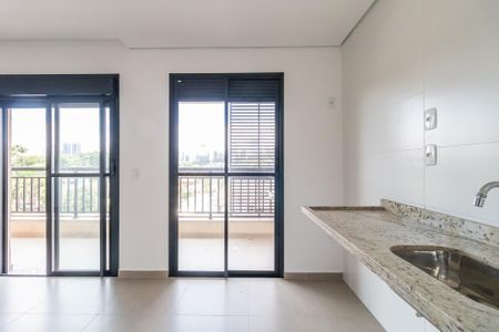 Cozinha de apartamento à venda com 1 quarto, 46m² em Empresarial 18 do Forte, Barueri