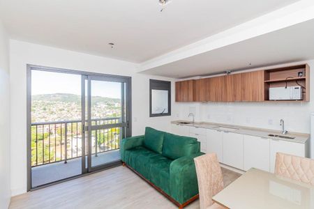 Sala de apartamento para alugar com 1 quarto, 36m² em Jardim do Salso, Porto Alegre