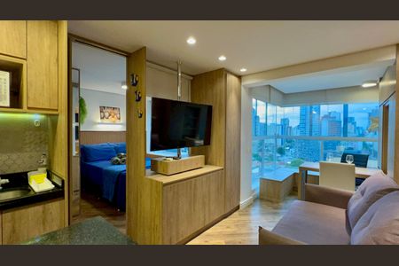 Sala de apartamento à venda com 1 quarto, 30m² em Pinheiros, São Paulo