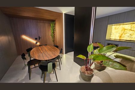 Detalhe Sala de apartamento para alugar com 2 quartos, 72m² em Setor Bueno, Goiânia