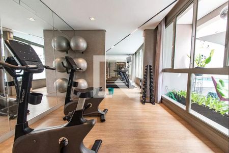 Studio para alugar com 38m², 1 quarto e sem vaga Studio para alugar com 38m², 1 quarto e sem vagaAcademia