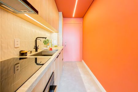 Studio para alugar com 38m², 1 quarto e sem vaga Studio para alugar com 38m², 1 quarto e sem vagaCozinha