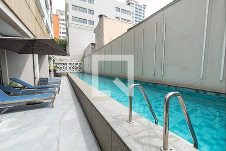 Studio para alugar com 38m², 1 quarto e sem vaga Studio para alugar com 38m², 1 quarto e sem vagaPiscina