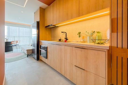 Studio para alugar com 38m², 1 quarto e sem vaga Studio para alugar com 38m², 1 quarto e sem vagaCozinha