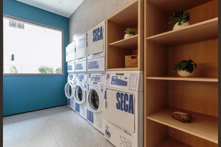 Studio para alugar com 25m², 1 quarto e sem vagaLavanderia