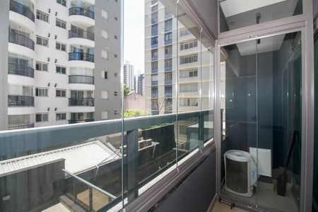 Varanda de kitnet/studio à venda com 1 quarto, 23m² em Jardim Paulista, São Paulo