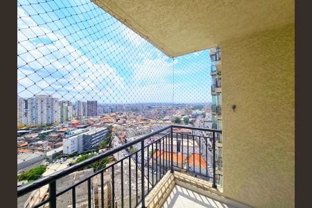 Varanda da Sala de apartamento à venda com 2 quartos, 65m² em Picanço, Guarulhos